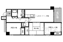 スペシャリー堀川 3LDKの間取図画像