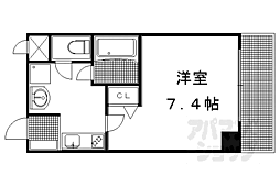 BellVille千本今出川 1Kの間取図画像