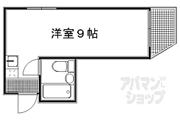新町シャルム春奈 ワンルームの間取図画像