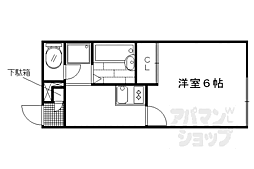 レオパレス七本松 1階/104