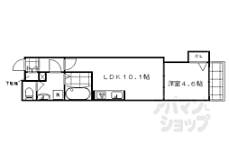 JMメゾン御所西 1LDKの間取図画像