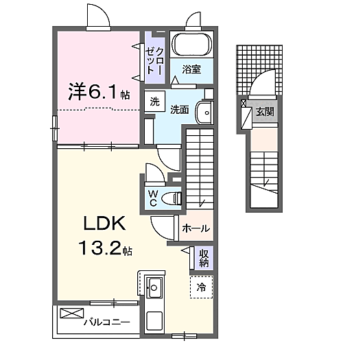 同じ建物の物件間取り写真 - ID:214052596079