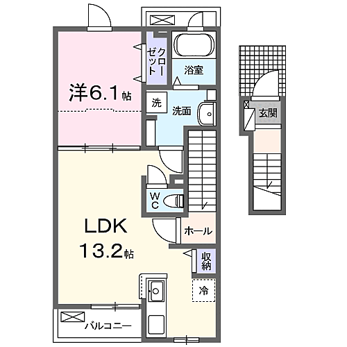 同じ建物の物件間取り写真 - ID:214052595337