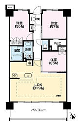 ポレスター祇園一丁目 3LDKの間取図画像