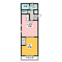 アクア・ファイブ  ｜ 愛知県名古屋市北区水切町５丁目（賃貸マンション1LDK・2階・40.10㎡） その2