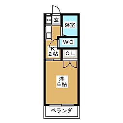 間取図画像 1K