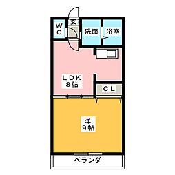 間取図画像 1LDK