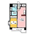 レジデンス栴檀4階6.7万円