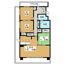 willDo黒川 3LDKの間取図画像
