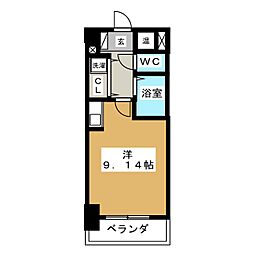 ストリーム88 ワンルームの間取図画像