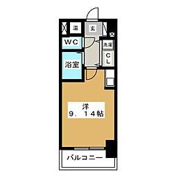 ストリーム88 ワンルームの間取図画像