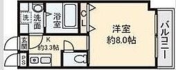 S-FLAT 1Kの間取図画像