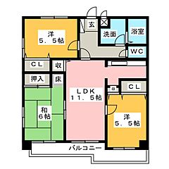 物件の間取り