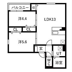 物件の間取り