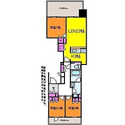 アーバンプレイス萬代橋 3LDKの間取図画像