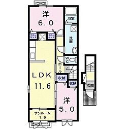 ラ　ベレッツア2 2階