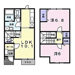 エステートパーク 2LDKの間取図画像