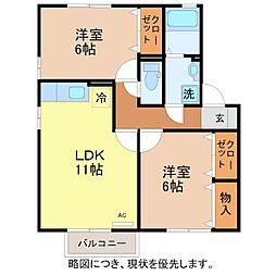コンフォートヴィレッジ C棟 2階/202