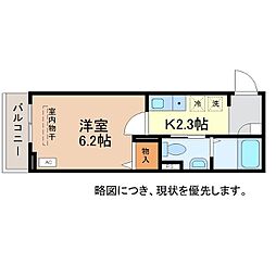 海とyacht 1Kの間取図画像