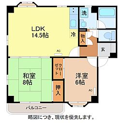 サンモデスト 3階/301