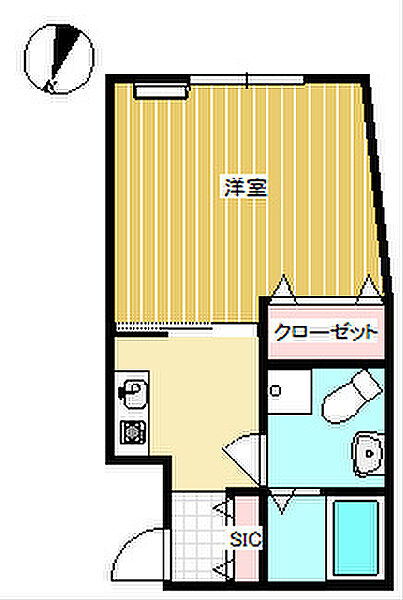 ポラスタ田中町 ｜山口県下関市田中町(賃貸マンション1K・2階・26.90㎡)の写真 その1