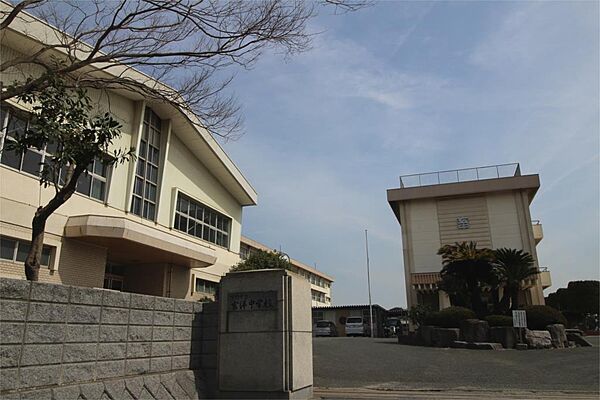 画像22:下関市立玄洋中学校（1162m）