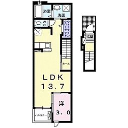 間取図画像 1LDK