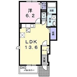 間取図画像 1LDK