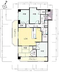 ARDENT山の田 4LDKの間取図画像