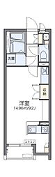 レオネクストクレールメゾン ワンルームの間取図画像