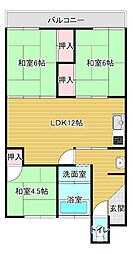 間取図画像 3LDK