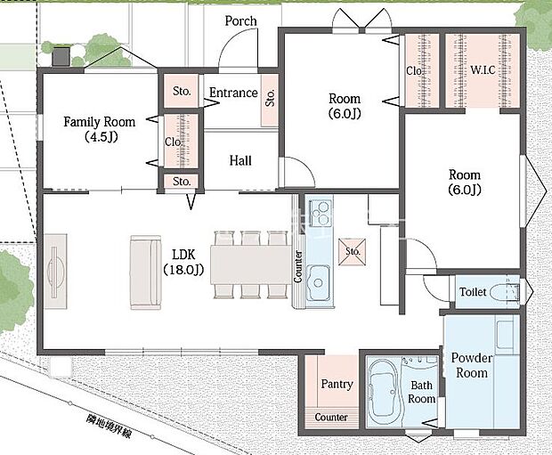 生活しやすい平屋の間取り