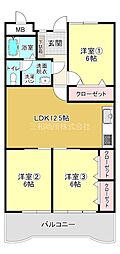 間取図画像 3LDK