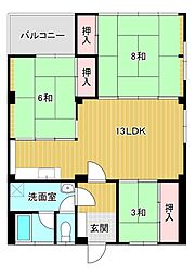 間取図画像 3LDK