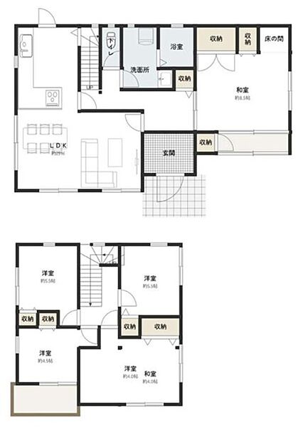 間取り：335000032179