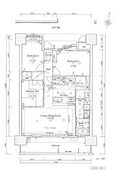 トラストネクサス新椋野 3LDKの間取図画像