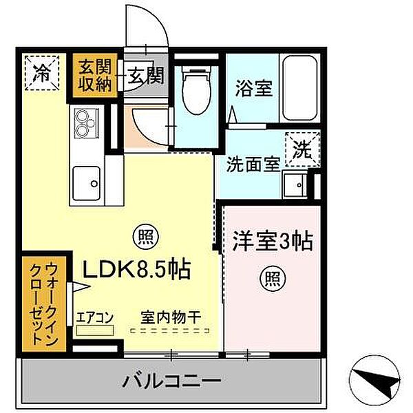 同じ建物の物件間取り写真 - ID:208009193976