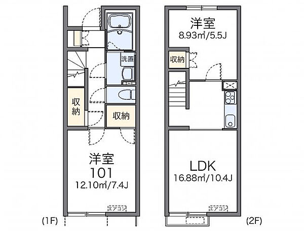 同じ建物の物件間取り写真 - ID:208009195962