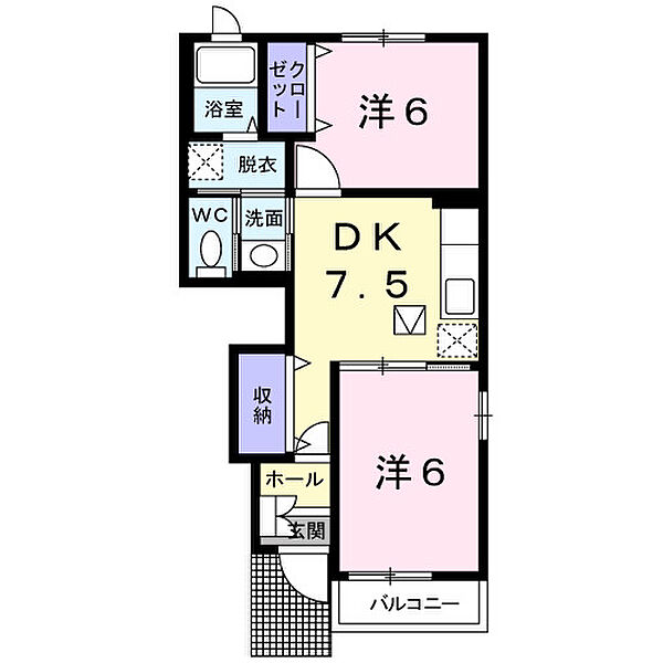 画像2:間取図