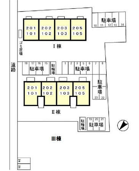 チェリーコート II 102｜千葉県野田市鶴奉(賃貸アパート2LDK・1階・53.48㎡)の写真 その3