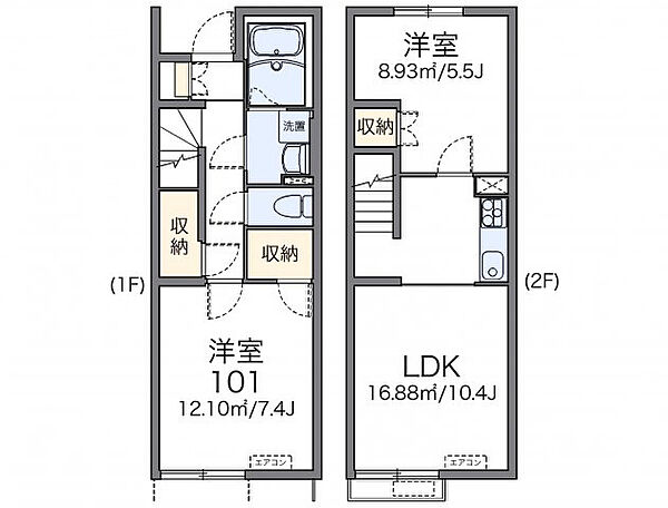 同じ建物の物件間取り写真 - ID:208009354532