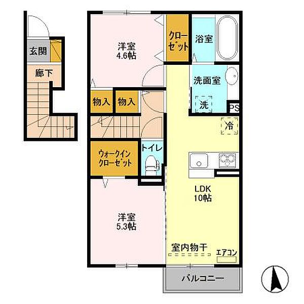 同じ建物の物件間取り写真 - ID:208009260205