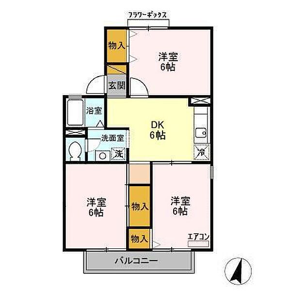 同じ建物の物件間取り写真 - ID:208009215021