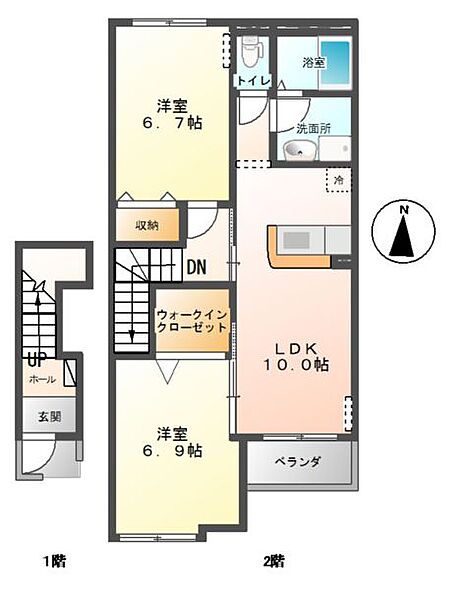 同じ建物の物件間取り写真 - ID:208009262054