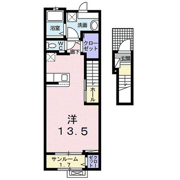 同じ建物の物件間取り写真 - ID:208009305301