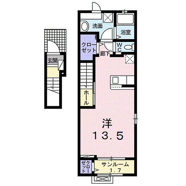 同じ建物の物件間取り写真 - ID:208009304994