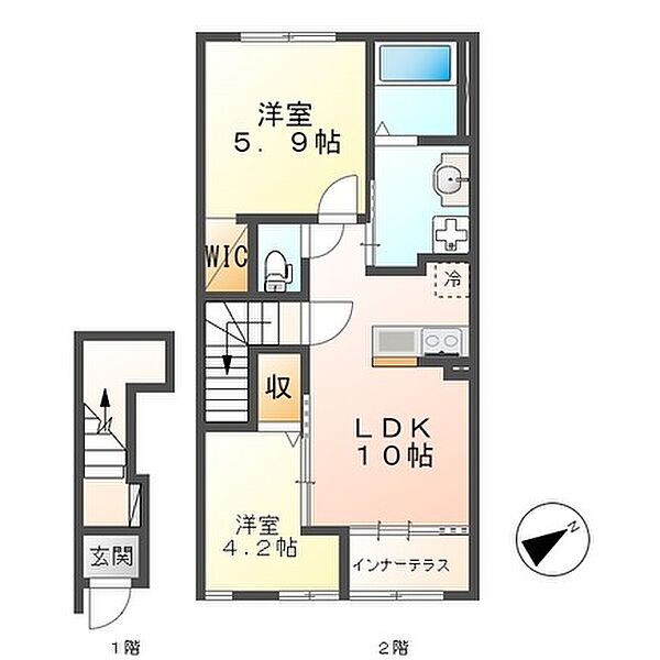 同じ建物の物件間取り写真 - ID:208009717177