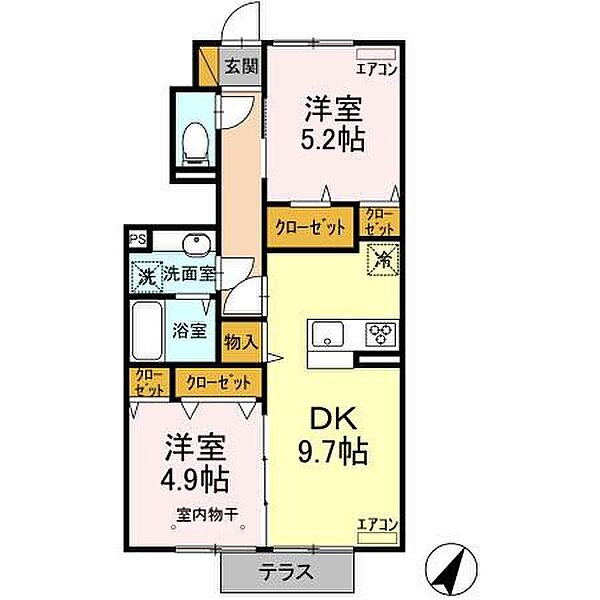 同じ建物の物件間取り写真 - ID:208009258798