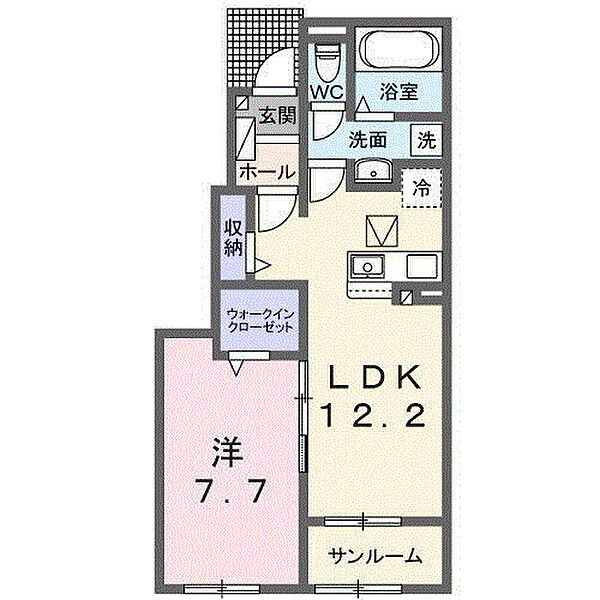 同じ建物の物件間取り写真 - ID:208009053762