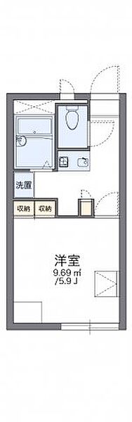 レオパレススプリングＡ 101｜千葉県柏市しいの木台2丁目(賃貸アパート1K・1階・20.28㎡)の写真 その2